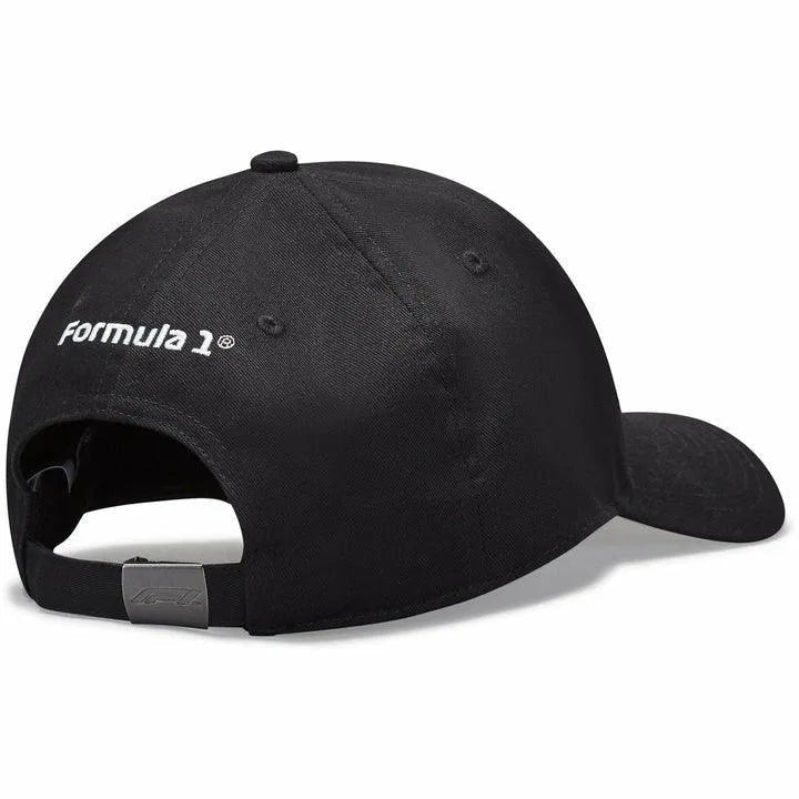 Formula 1 Tech Collection F1 Kids Large Logo Baseball Hat Black - Rustle Racewears