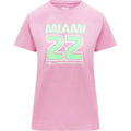 Formula 1 Tech Collection F1 Miami GP Women's Pastel T-Shirt- Pink/Yellow - Rustle Racewears