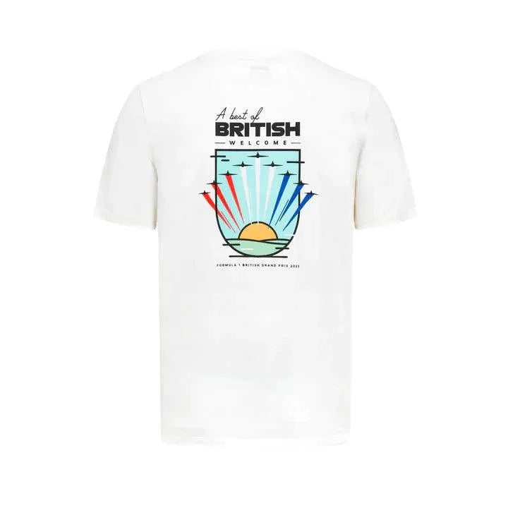Formula 1 Tech Collection F1 Silverstone GP T-Shirt - White - Rustle Racewears