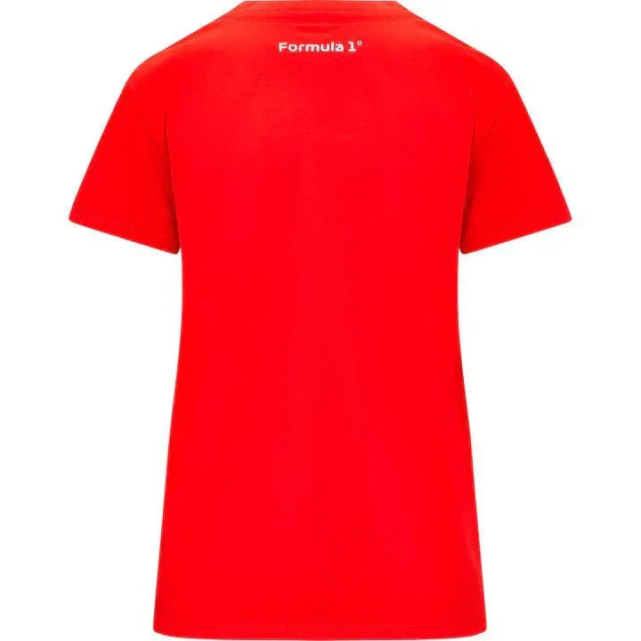 Formula 1 Tech Collection F1 Women's Logo T-Shirt Red/Black - Rustle Racewears