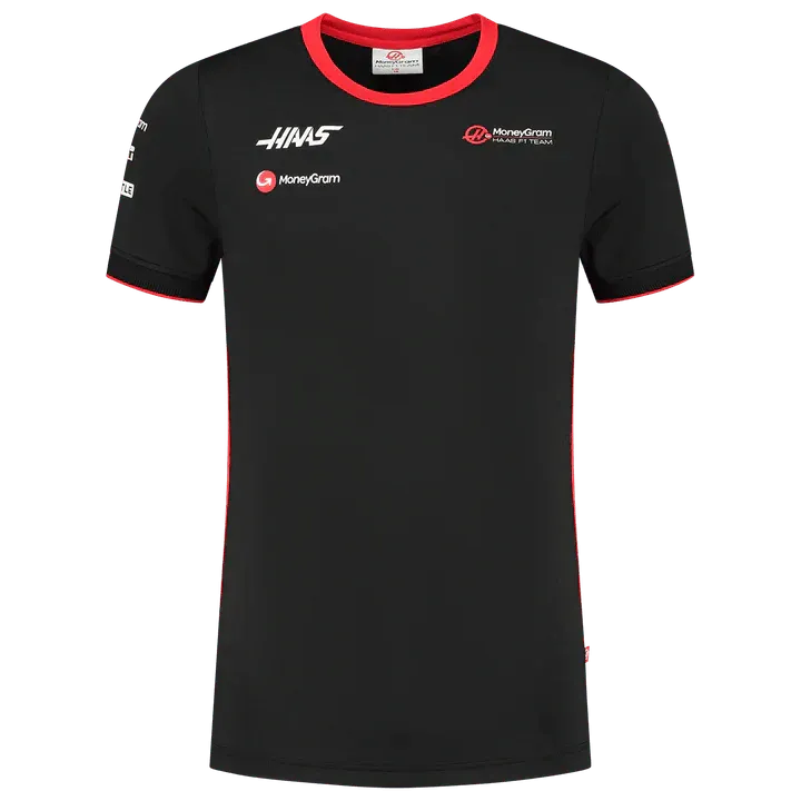Haas Racing F1 2023 Team Fitted T-Shirt - Black - Rustle Racewears