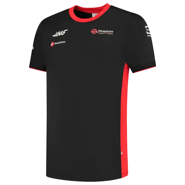 Haas Racing F1 2023 Team Fitted T-Shirt - Black - Rustle Racewears