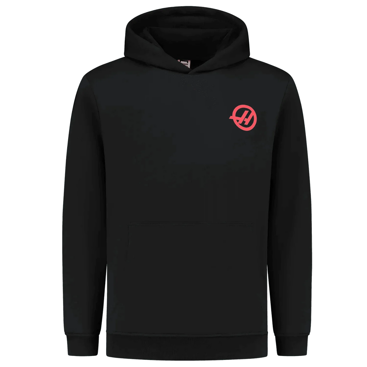 Haas Racing F1 Logo Hoodie Black - Rustle Racewears