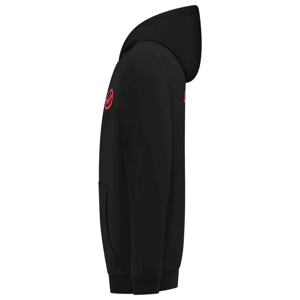 Haas Racing F1 Logo Hoodie Black - Rustle Racewears