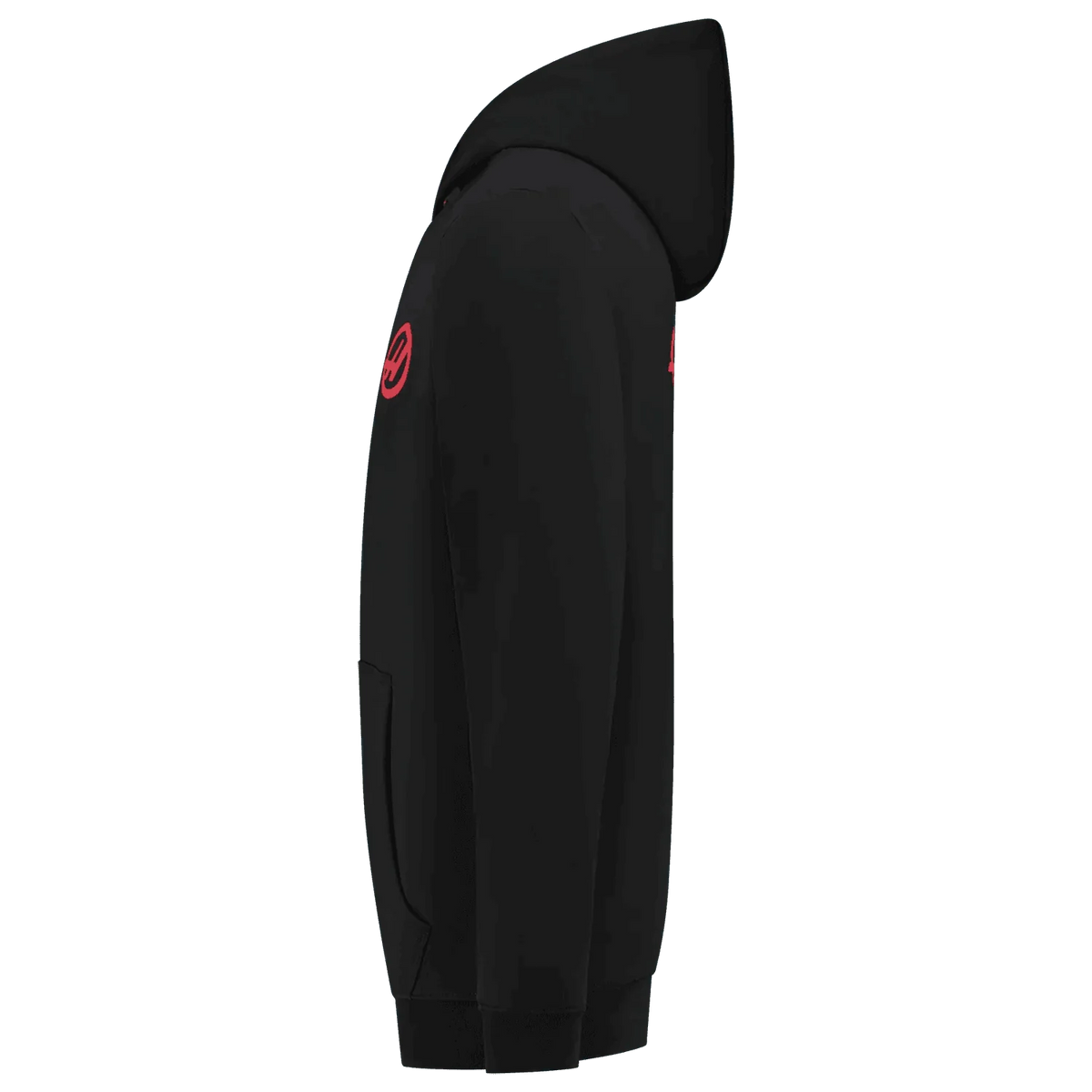 Haas Racing F1 Logo Hoodie Black - Rustle Racewears