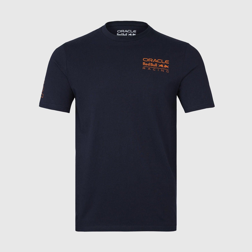 Navy blue Rustle Racewears Max Verstappen Red Bull Racing t-shirt