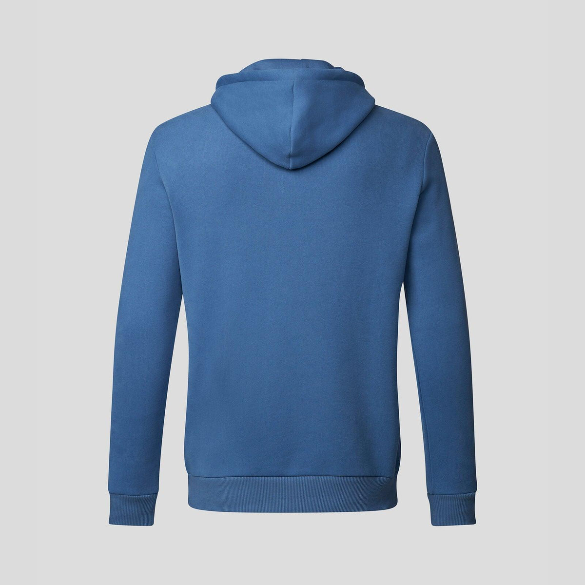 Back view of a blue McLaren F1 Lando Norris Core Hoodie