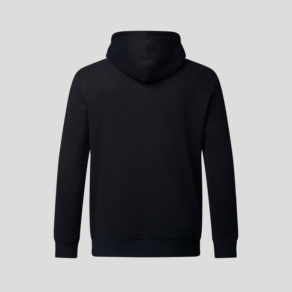 Back view of a black McLaren F1 Lando Norris Core Hoodie