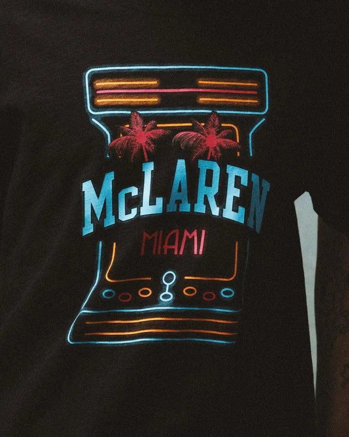 McLaren Racing F1 Special Edition Miami GP Mitchell & Ness Slub T-Shirt - Rustle Racewears