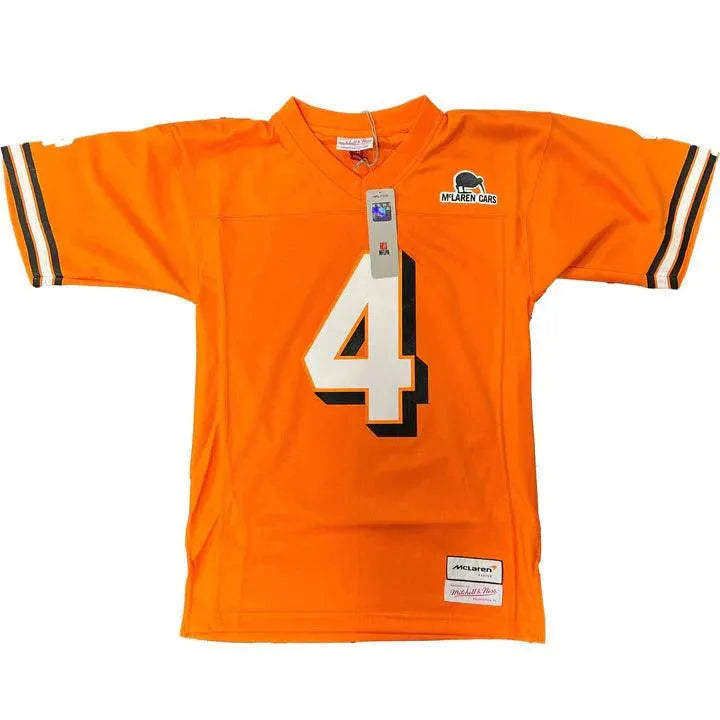 McLaren X Mitchell And Ness F1 USA Austin GP Lando Norris Football Jersey - Rustle Racewears
