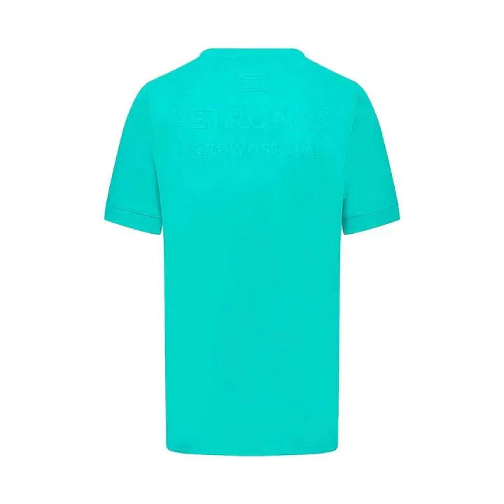 Mercedes Benz AMG Petronas F1 2023 Men's Team Stealth T-Shirt -Black/White/Green - Rustle Racewears