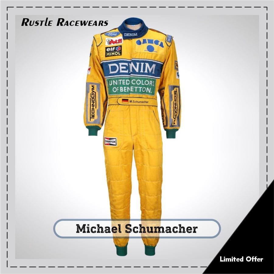 MICHAEL SCHUMACHER 1993 RACE SUIT F1 REPLICA - Rustle Racewears