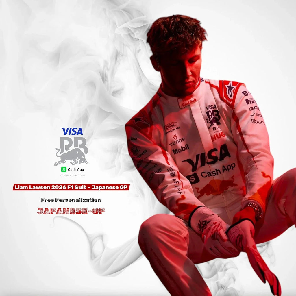 Official 2026 Racing Bulls New F1 Suit – Japanese GP Edition Track Racewear