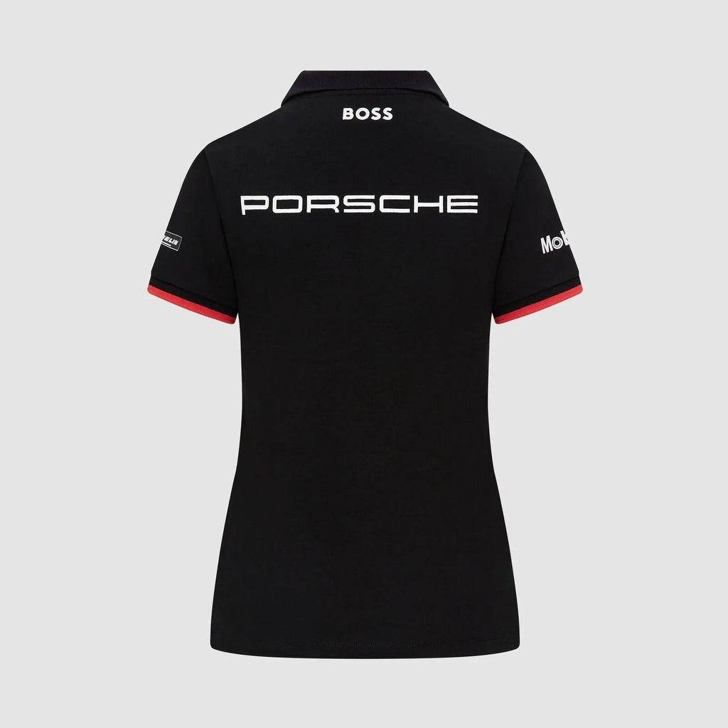 Porsche Motorsport Women's Team Polo Black - Rustle Racewears