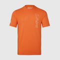 Orange Rustle Racewears Red Bull Racing Max Verstappen T-shirt with MV1 branding