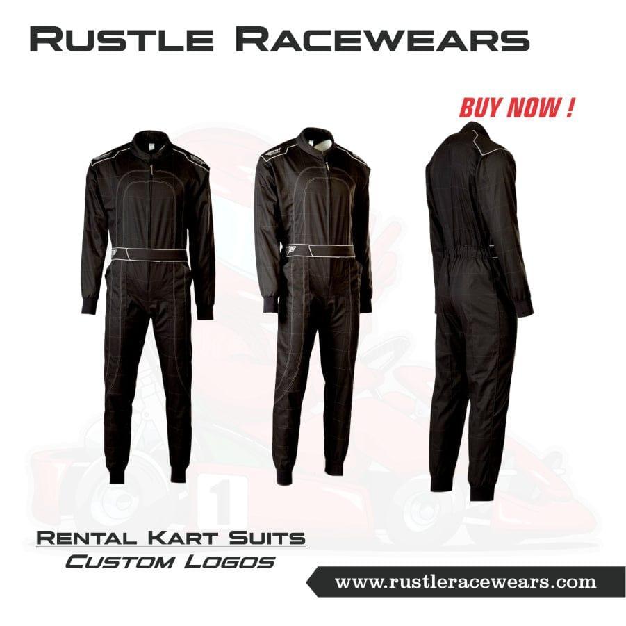 Rental Kart Suit Black - Rustle Racewears