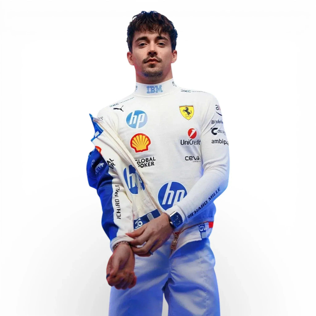 Scuderia Ferrari Lewis Hamilton 2025 Miami GP F1 Race Suit - Rustle Racegear