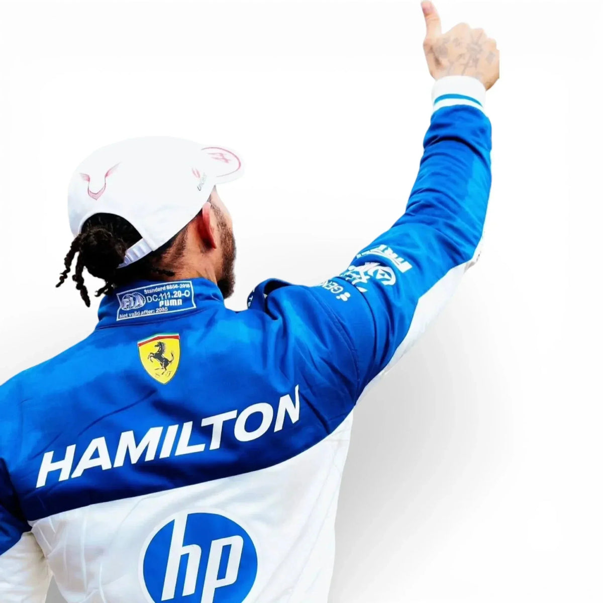 Scuderia Ferrari Lewis Hamilton 2025 Miami GP F1 Race Suit - Rustle Racegear