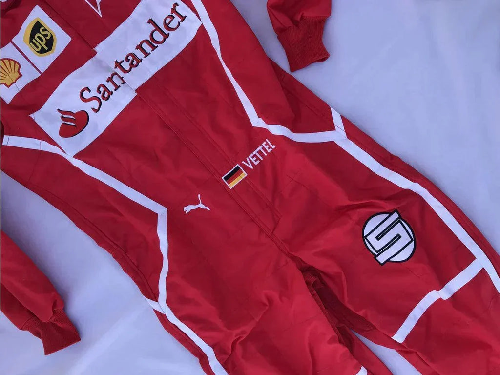 Sebastian Vettel 2017 F1 Replica Racing Suit - Rustle Racewears