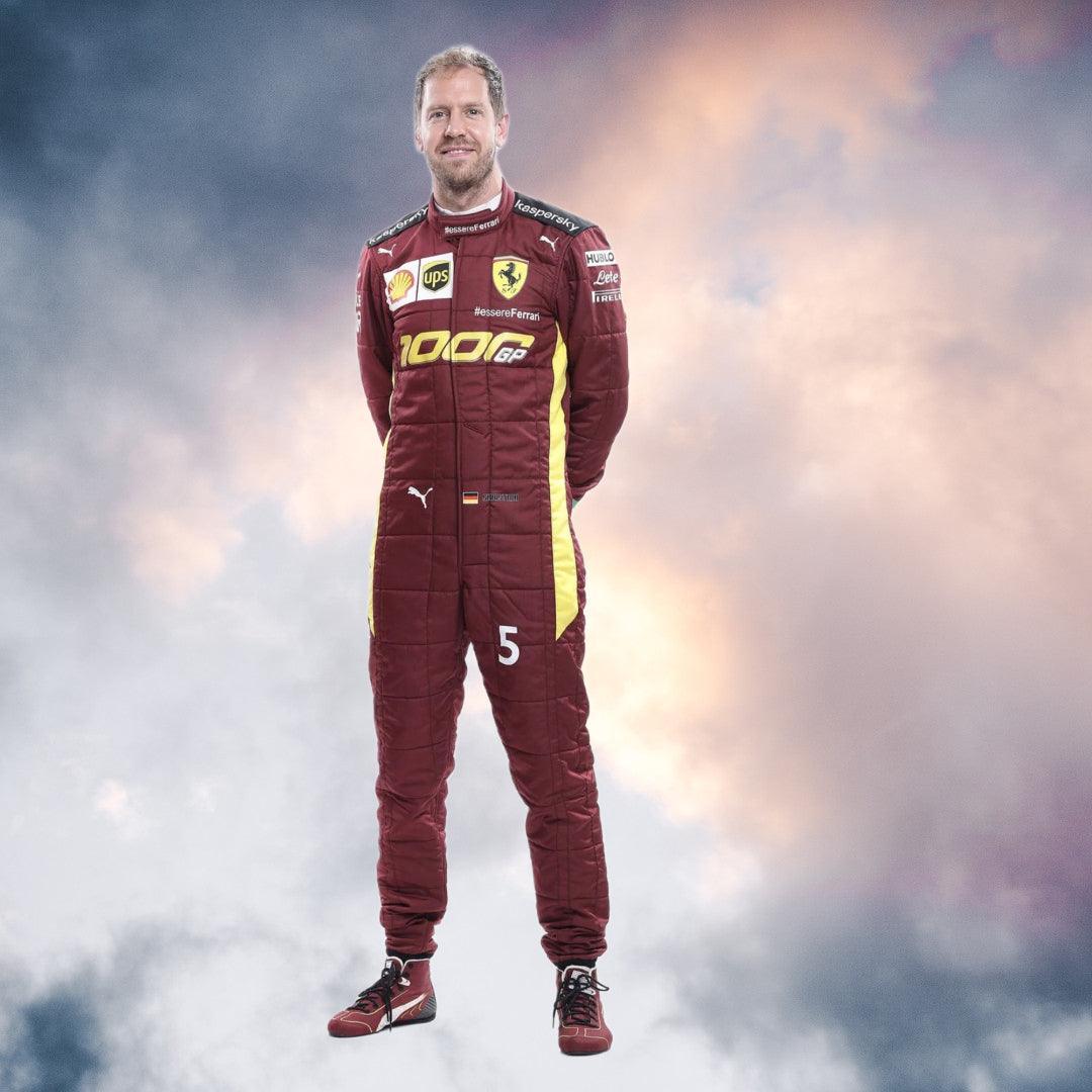 Sebastian Vettel Racing Suit 2020 Replica Scuderia Ferrari GP1000 - Rustle Racewears