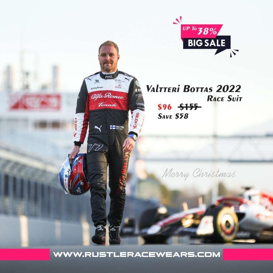 Valtteri Bottas 2022 Alfa Romeo Official Replica Racing Suit New - Rustle Racewears