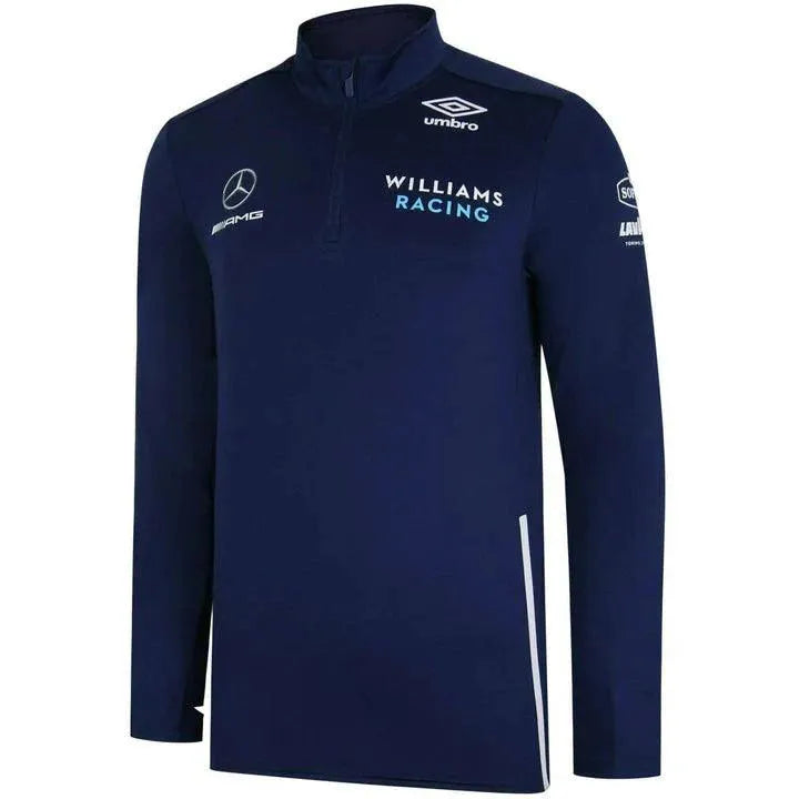 Williams Racing Men's Team Mid Layer Top-Blue - Rustle Racewears