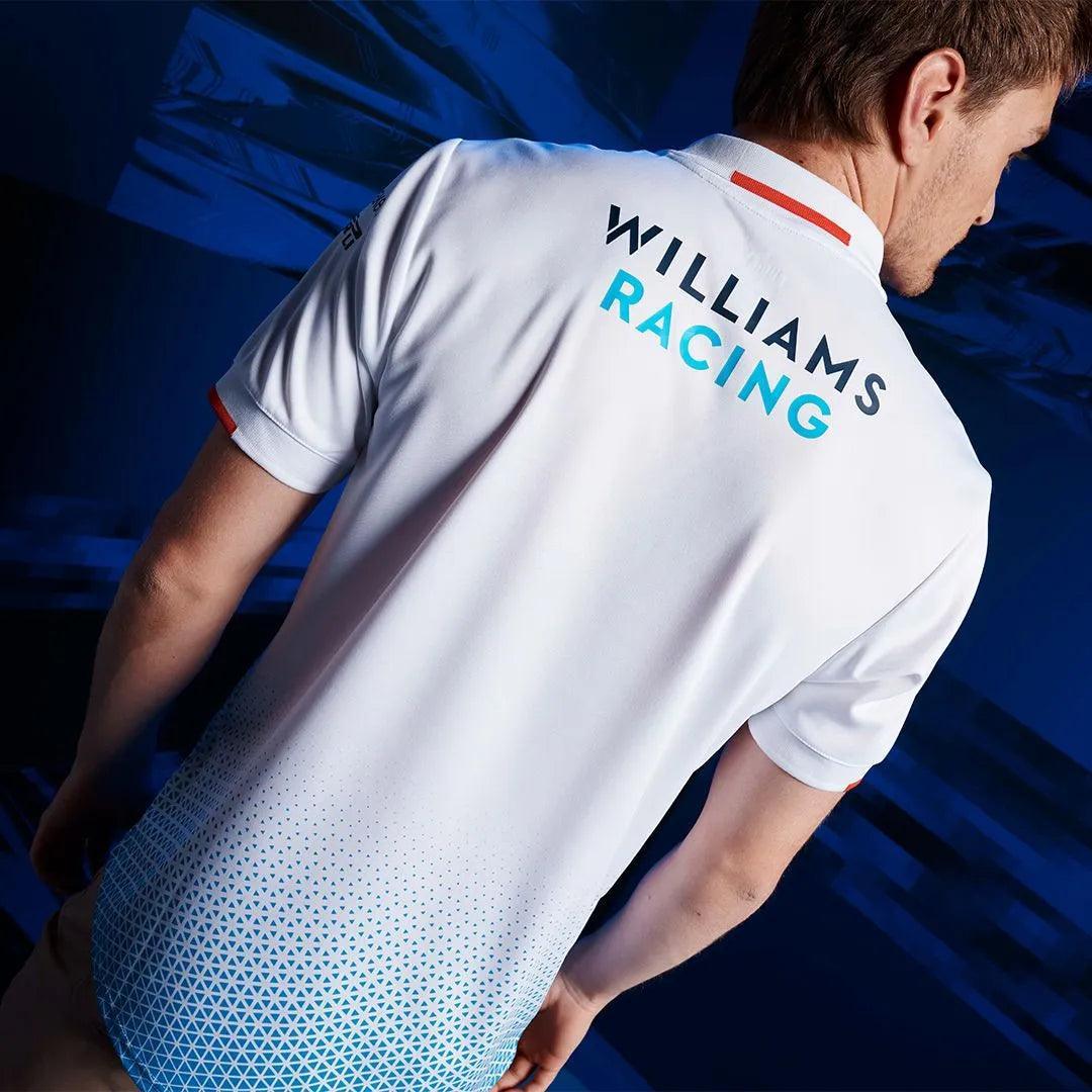 Williams Racing Mens Team Polo White - Rustle Racewears