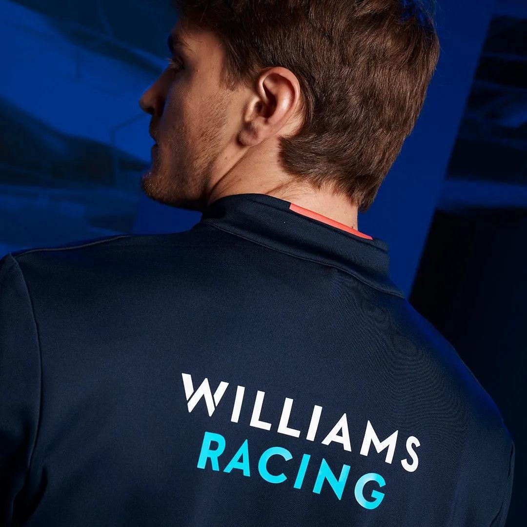 Williams Racing Unisex Team 1/4 Zip Midlayer Top - Rustle Racewears