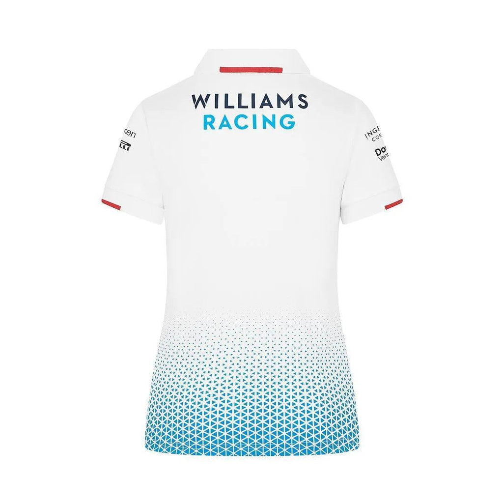 Williams Racing Womens Team Polo White - Rustle Racewears
