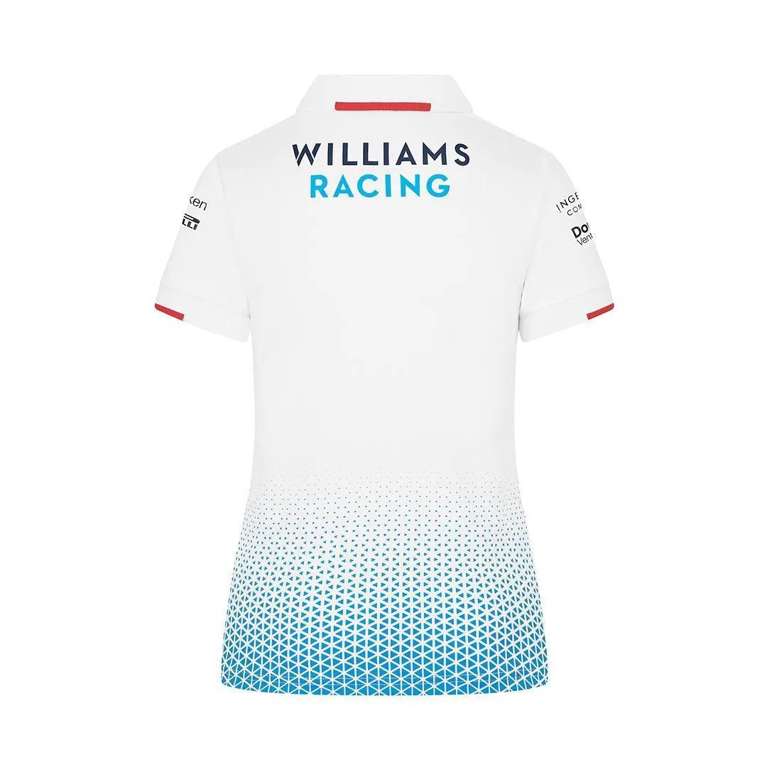 Williams Racing Womens Team Polo White - Rustle Racewears